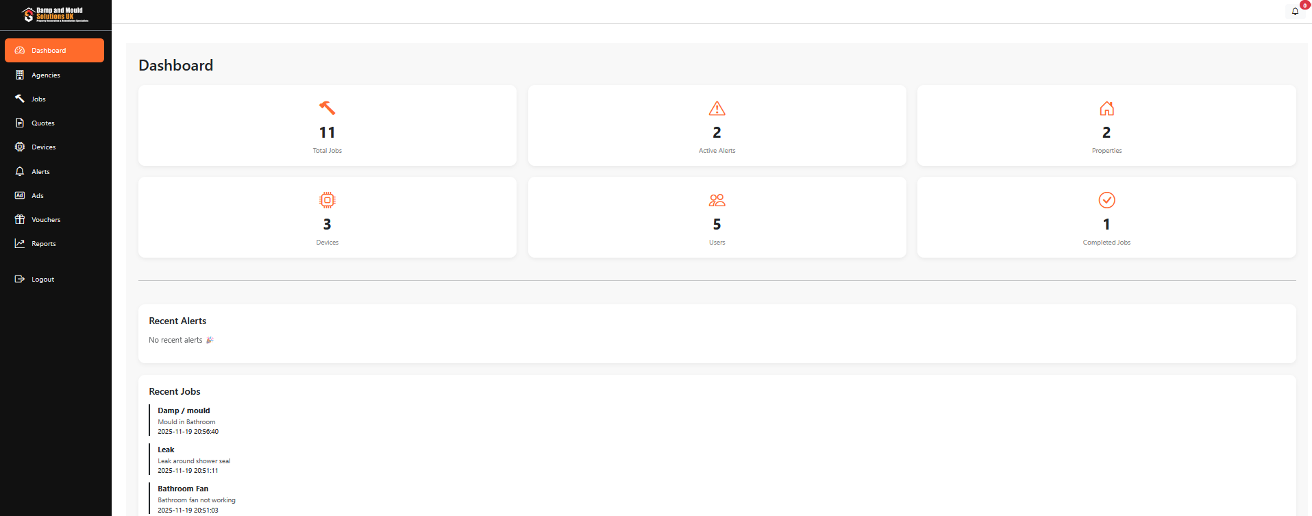 A healthy, clean modern living room with good air quality